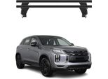 Portapacchi Menabo Per Mitsubishi Asx Mk2 2023-25 Alluminio Nero 2 Pezzi