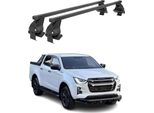 Menabo Portapacchi Base Per Isuzu D-Max Iii 2019-2025 Acciaio Nero 2 Pezzi