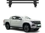 Portapacchi Menabo Per Vw Amarok Mk2 2022-2025 Alluminio Nero 2 Pz