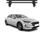 Menabo Portapacchi Base Per Hyundai Sonata Viii 2019-2025 Alluminio Nero 2 Pezzi