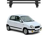 Portapacchi Menabo Per Hyundai Atos Prime 1999-2008 Alluminio Nero 2 Pezzi