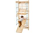 Scala Di Arrampicata Svedese 8 In 1 - Parco Giochi In Legno Per Interni - Scala Di Arrampicata Versatile Per Bambini
