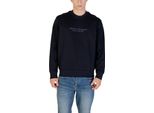 Armani Exchange Uomo Pile Blu Stampa Manica Lunga Autunno Inverno : Taglia - Xl Taglia: Xl