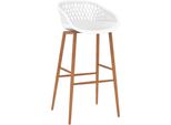 Syfax™ Sgabelli Da Bar 4 Pz Bianchi