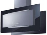 Cappa Trisia Isola Cm 90X43 - Inox, Vetro Nero - 800 M3/H