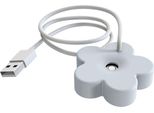Mini Umidificatore Usb Da Tavolo Portatile Ad Ultrasuoni - Nebulizzatore Umidificatore Per La Casa Bianco