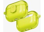 Uniq Glase Pro Custodia Per Airpods Pro 3 Custodia Di Blocco Giallo