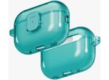 Uniq Glase Pro Custodia Per Airpods Pro 3 Custodia Di Blocco Turchese
