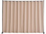 Vevor Schermo Divisorio Per Ambienti A Pannello Singolo, Schermo Privacy Portatile Per Ufficio Camera Da Letto Sala Da Pranzo Studio Balcone, Divisorio Per Ambienti Arrotolabile (308,5 X 45 X 245,5 Cm), Marrone