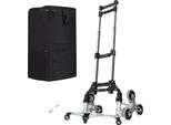 Carrello Manuale, Design Pieghevole, Capacità Di Carico Di 150 Libbre, Nero
