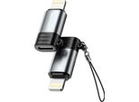 Adattatore Nextbatt Da USB-C Femmina A Lightning - Nero/Grigio