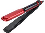 Avizar, Piastra Per Capelli 45 W Con Display Digitale, Nero/Rosso