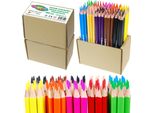 Set Da Tavolo Di Pastelli Triangolari Per La Scuola 120 Pezzi N. 1 Colorino