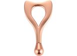 Inf Strumento Massaggio Viso In Metallo - Rullo Per Lifting E Rassodamento Oro Rosa