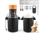 Vevor Mulino Elettrico Per Cereali 53 L, Macina Spezie 600 W, Macina Spezie Con Lame Zincate E Affilate, Polverizzatore Per Cereali Secchi, Spezie, Muesli, Caffè, Mais 500X385X880 Mm
