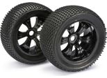 Set Di Ruote Absima Lp Truggy "Dirt"" Nero 1:8 (2 Pz.)"