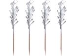 Papstar Deko Picker Partypicker Frills Bianco 6,8 Cm 1000 Pezzi