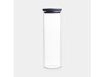 Brabantia 298240 Vaso In Vetro Grigio, Trasparente
