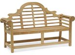 Teako Design Panchina In Teak Marlboro Caserta 150 Cm - Panchina Da Giardino In Legno Massello Resistente Alle Intemperie Per Giardino E Terrazza