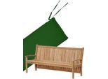 Cuscino Per Panchina Teako Design 150X50 Cm | Cuscino Confortevole Per Panchina Da Giardino | Design Moderno E Di Facile Manutenzione (Verde)
