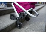 Carrello Spesa / Montascale Fino A 25 Kg Con Piccola Borsa Termica Viola