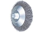 Pferd Pos Kbu 12510/M14 St 0,35, Spazzola Abrasiva, Metallo, 11000 Giri/Min, Argento, 12,5 Cm