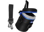 Jjc DLP-2II Custodia Impermeabile Deluxe Per Obiettivi Con Tracolla, Adatta Per Obiettivi Di Dimensioni Inferiori A 80 X 152 Mm