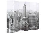 Divisorio Pieghevole 228 X 170 Cm New York Di Giorno In Bianco E Nero