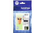 Brother LC3217 Value Pack - Confezione Da 4 - Nero, Giallo, Ciano, Magenta - Originale - Cartuccia D'inchiostro - Per Brother MFC-J5330D