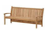 Panchina Da Giardino Teako Design Pescara In Teak Massiccio - Resistente Alle Intemperie, Elegante E Robusta (180 Cm)