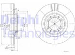2X Disco Freno Delphi BG3099 Per Mitsubishi L 200 (K7_T K6_T) Galloper (JK-01)