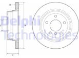 2X Disco Freno Delphi BG4946C Per Bmw 1 Coupé (E82) 1 Cabrio (E88) 76 2Mm 300Mm