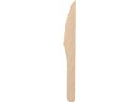 Papstar Coltello In Legno "Puro"" Cerato Lunghezza: 165 Mm"
