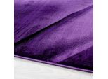 Tappeto Miami A Pelo Corto Rettangolare 80X150Cm Viola 6590