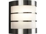 Philips Mygarden Lampada Da Parete Calgary, 60 W E27, Senza Lampadina, Lampada Da Parete Per Esterni, Acciaio Inossidabile, Vetro, IP44, Giardino, Terrazza, Ii