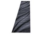 Tappeto Miami A Pelo Corto 80X300Cm Nero 6630