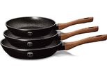 Berlinger Haus Set Di Padelle Da 3 Pezzi Ebony Rosewood BH1727