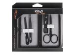 Killys For Men Forbici Per Unghie + Tagliaunghie + Lima Per Unghie + Pinzetta Per Unghie