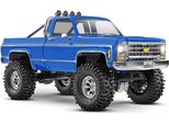 Traxxas TRX-4M Rc Crawler Chevy K10 4X4 Sollevato Blau 1:18 Rtr