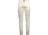 Gant Pantaloni Uomo Tessile Bianco SF12652 - Taglia: 34 L34