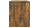 The Living Store Comodini 2 Pz. Rovere Fumé 40X30X40 Cm Materiale A Base Di Legno
