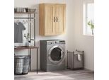 The Living Store Armadio A Muro Rovere Sonoma 69,5X34X90 Cm Materiale Legno
