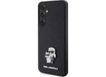 Karl Lagerfeld Klhcs24Spsakcmpk S24 S921 Hardcase Czarny/Black Saffiano Karl & Choupette Metal Pin