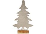 Albero Di Natale 6 X 25,5 X 16 Cm In Metallo Argentato