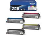Brother TN-248VAL Cartuccia Toner 4 Pz. Originale Nero, Ciano, Magenta, Giallo
