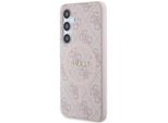 Guess Guhms24Sg4Gfrp S24 S921 RóżOwy/Pink Hardcase 4G Collection Leather Metal Logo Magsafe