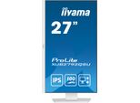 Iiyama Iiyama Prolite 27" Qhd Con Tecnologia Ips, Hub Usb, Frequenza Di Aggiornamento Di 100 Hz E Supporto Regolabile In Altezza Di 150 Mm"