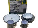 Set Di Stoviglie In Melamina Brunner Granada, 8 Pezzi. Antiscivolo – Camping TêTe-à-TêTe