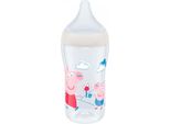 Nuk Perfect Match Peppa Pig Bottiglia In Pp Da 260 Ml, Bianca