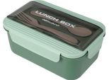 Scatola Sigillante Per Snack Con Posate, 21 X 14 X 7 Cm, Verde